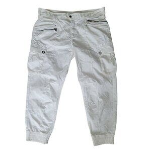 RLX Ralph Lauren Cargo Pants Womens Size 12 White Y2k NWT